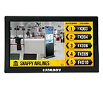 Snappy digital signage with queue status device