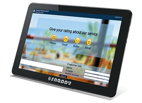 snappy feedback management system with network port and wi-fi connectivity for seamless communication