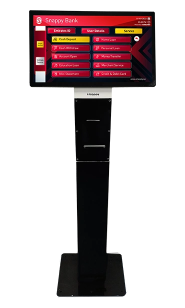 Snappy Ticket Dispenser Freestand for Touchscreen Displays