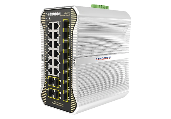 snappy industrial poe network switch for powering devices and data connectivity