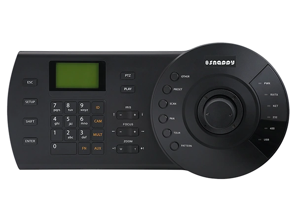 snappy ptz keyboard controller for pan-tilt-zoom camera control