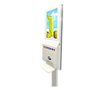 Digital Signage with Sanitizer