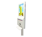 Digital Signage with Sanitizer