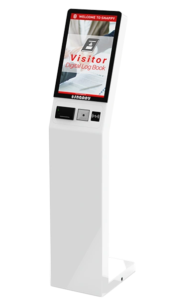 Snappy Visitor Digital Log Book Floor Mount Floor Mount for Secure Display Installation