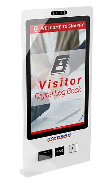 Snappy Visitor Digital Log Book Wall Mount System for Secure Installation