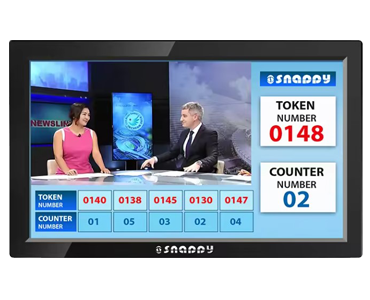 Snappy 10.1-inch counter display for information and promotions