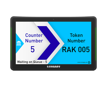 Snappy 10.1-inch capacitive touch counter display with side light LED bar, perfect for retail and promotional product displays