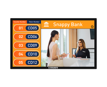 Queue Status Display System 43inch