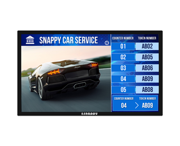 Queue Status Display System 55inch