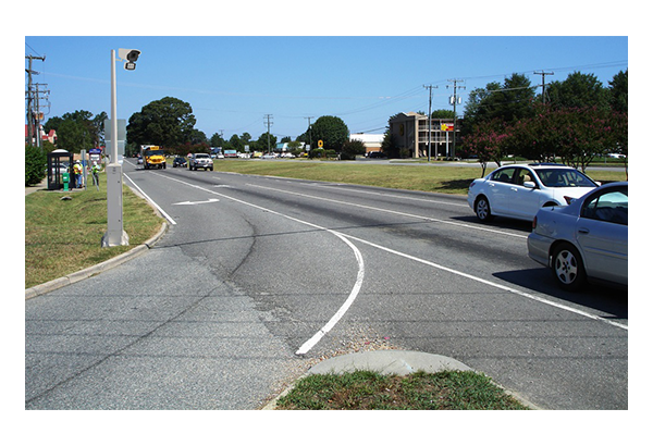 Service Road CCTV Poles