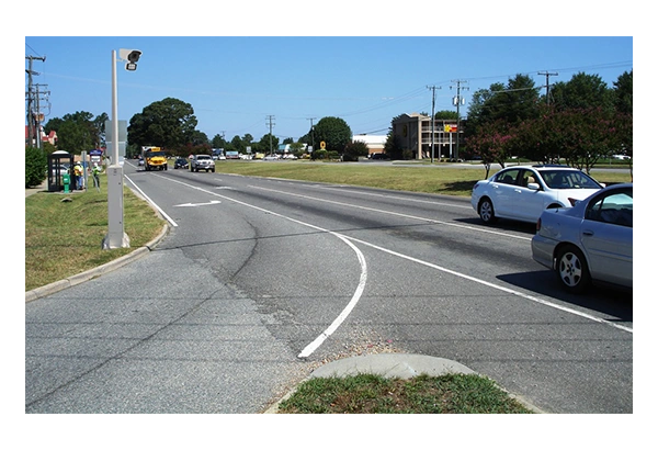 Service Road CCTV Poles