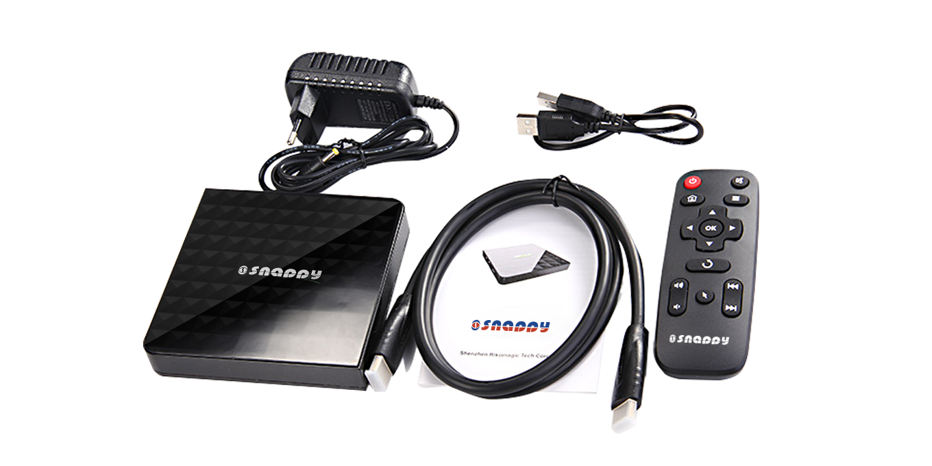 Snappy digital signage player accesories cables set for seamless connection