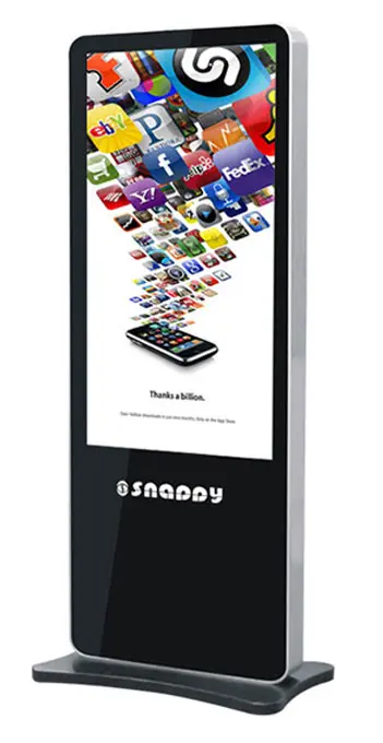 Snappy 65inch floor mount ad player 1 high-res