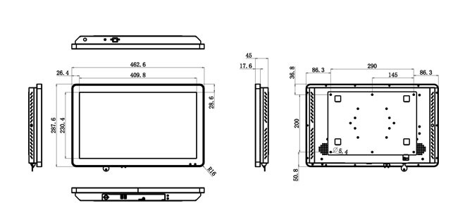 metal-wall-mount-18-5-dimension