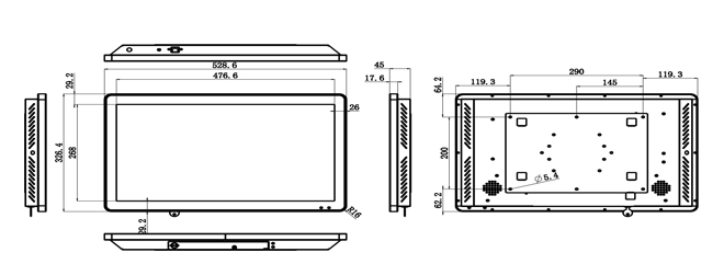 metal-wall-mount-18-5-dimension