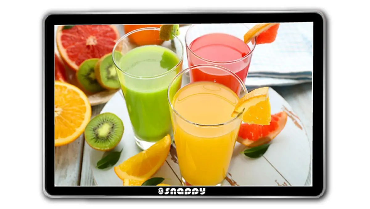 Snappy 23.6-inch model SE-APMWM-23 advertisement player with metal wall mount for efficient digital signage display