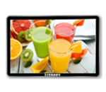 Snappy 23.6-inch model SE-APMWM-23 advertisement player with metal wall mount for efficient digital signage display