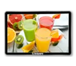 Snappy 23.6-inch model SE-APMWM-23 advertisement player with metal wall mount for efficient digital signage display