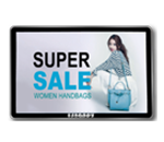 Snappy 27-inch model SE-APMWM-27 advertisement player with metal wall mount for efficient digital signage display