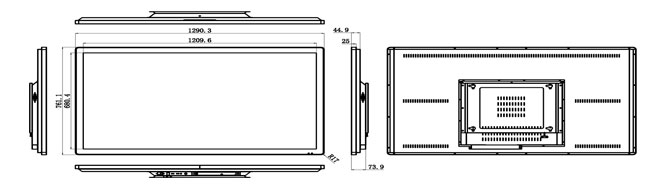 metal-wall-mount-55-dimension