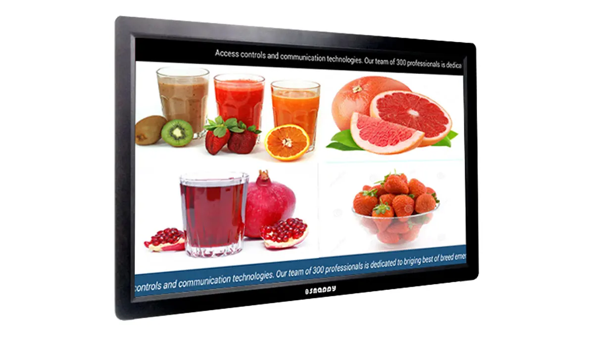 Snappy 14-inch wall mount digital signage high-resolution display