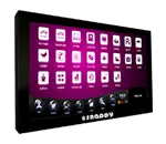 Snappy 42-inch kiosk side view
