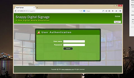 Digital Signage Configuration
