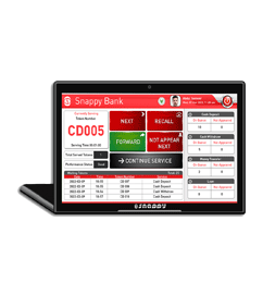 snappy 10.1-inch ltype counter call unit for queue management and customer service applications-HP1008