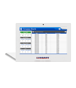 snappy 10.1-inch network ltype counter call unit for queue management and customer service applications-CC-JTA1008