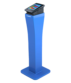 QMS Server with Ticket Dispenser - Free Standing