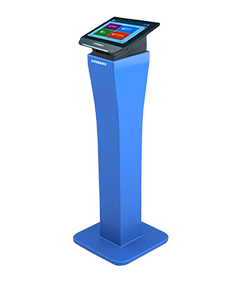 QMS Server with Ticket Dispenser - Free Standing