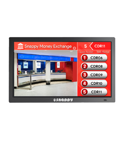 Snappy 32inch Queue status display for information and promotions