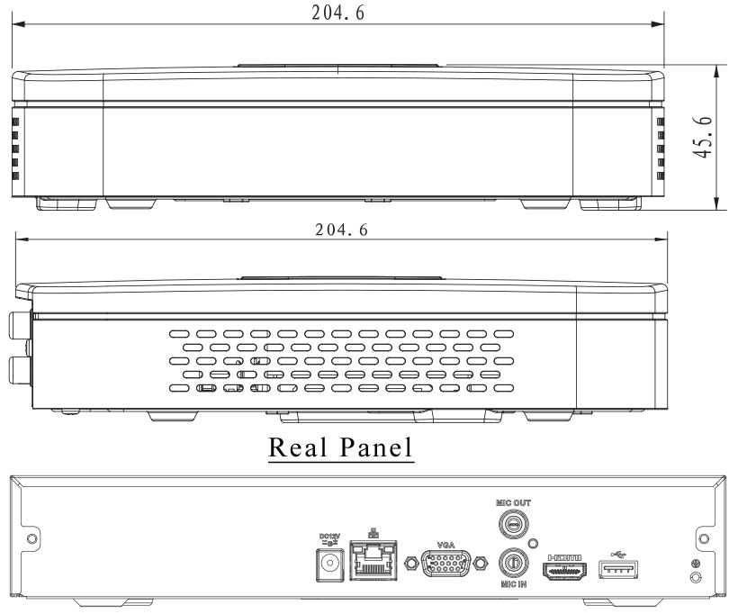 4/8/16 Channel Smart 1U 4K&H.265 Lite Network Video Recorder - NVR1104HS-SS