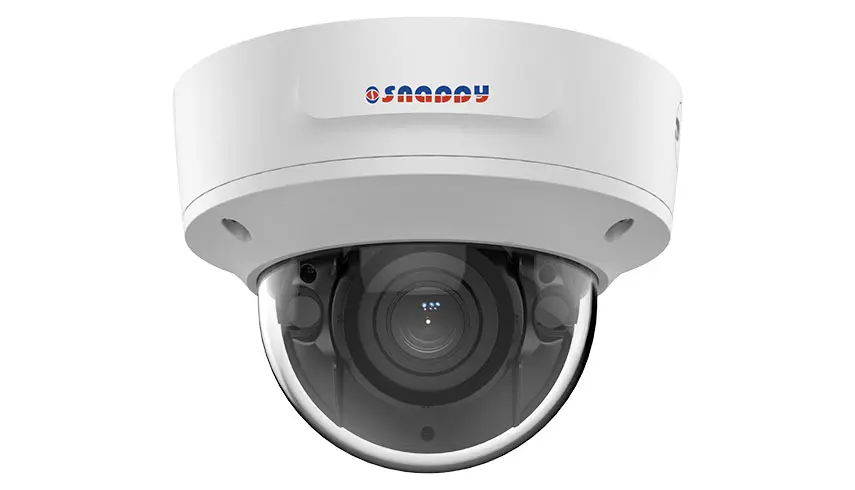 Snappy 4MP Motorized Dome Camera with Face Detection IP-D4MWC-HSS