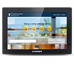 snappy front view of feedback management system camera with Wi-Fi