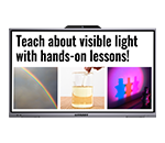 snappy 86-inch smart interactive touchscreen display for digital advertising and presentations
