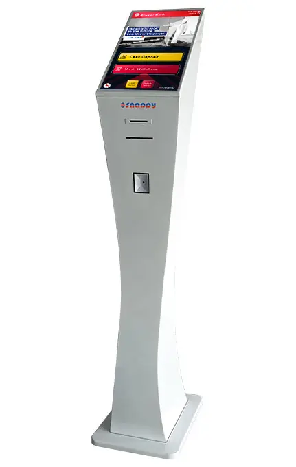 Snappy Ticket Dispenser Freestand 15.6 Inch for Efficient Ticket Management-Whitecolor