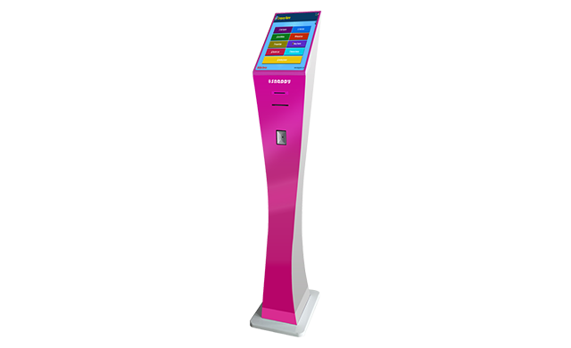QMS Server with Ticket Dispenser - Free Stand