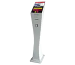 Snappy Ticket Dispenser Freestand 15.6 Inch for Efficient Ticket Management-Whitecolor