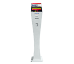 Snappy Ticket Dispenser Freestand 15.6 Inch for Efficient Ticket Management-whitecolor