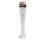 Snappy Ticket Dispenser Freestand 15.6 Inch for Efficient Ticket Management-Whitecolor