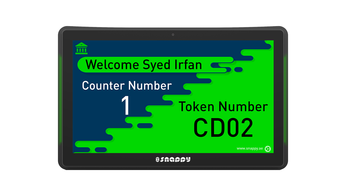 Snappy 13.3-inch capacitive touch counter display with side light LED bar, perfect for retail and promotional product displays-1