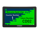 Snappy 13.3-inch capacitive touch counter display with side light LED bar, perfect for retail and promotional product displays