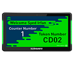 Snappy 10.1-inch capacitive touch counter display with side light LED bar, perfect for retail and promotional product displays