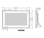 Snappy 14-inch counter display for information and promotions model-GFE0601-6