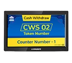 Snappy 14-inch counter display for information and promotions model-GFE0601