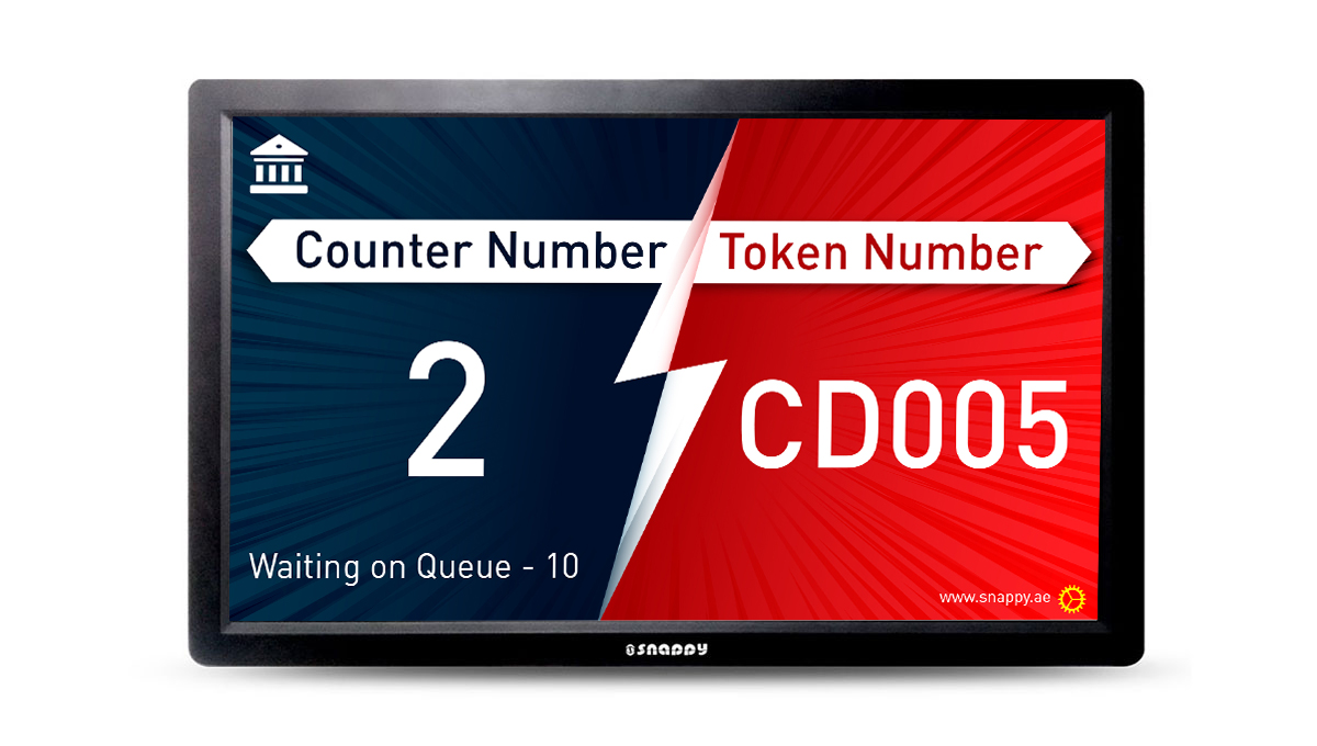 Snappy 27-inch counter display for information and promotions model-GI9411AW 1