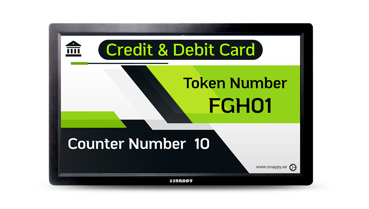 Snappy 32-inch counter display for information and promotions model-GI8911AW-1