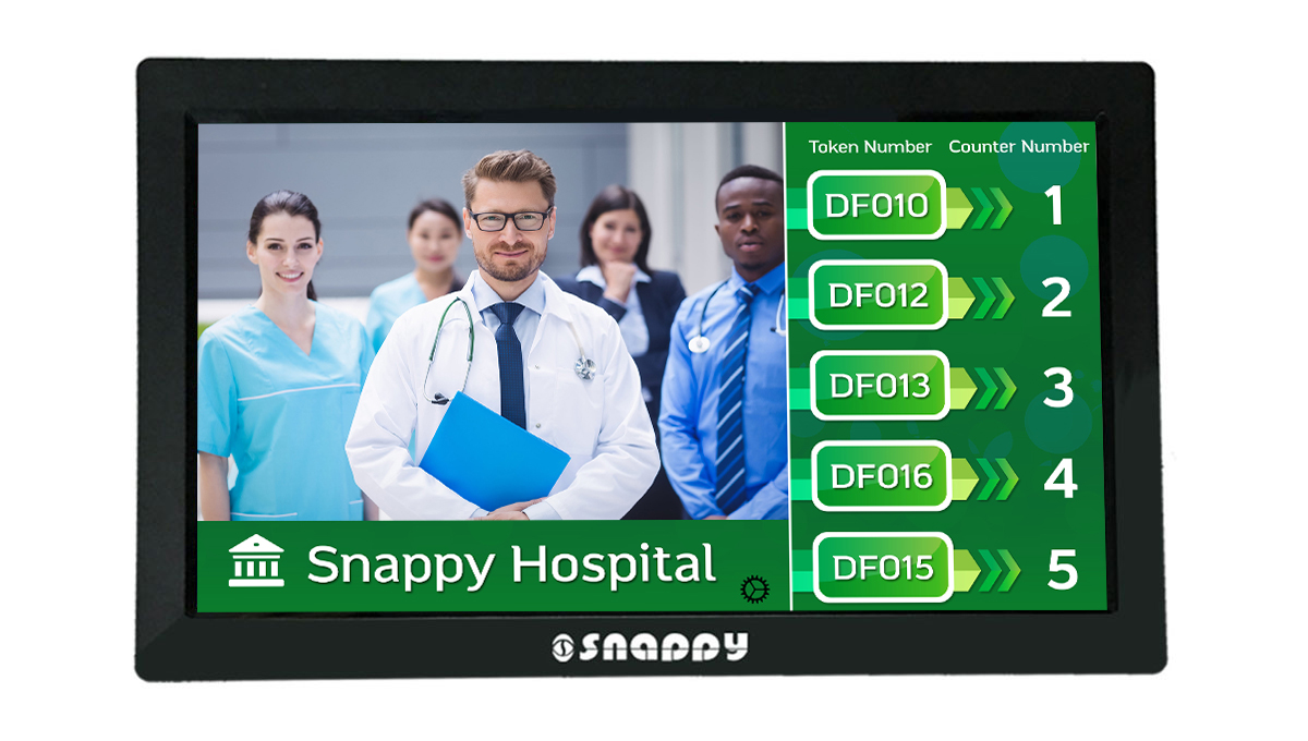 Snappy 21.5-inch Queue Status Display System – GI9911AW-QDS