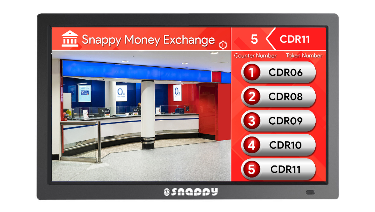 Snappy | Queue Status Display System - 32"- GI8911AW-QDS